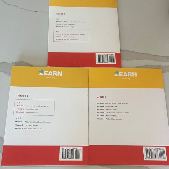Learn Math Student Edition Set 1st Grade - Picture 6 of 6